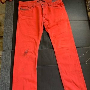 Red Thavar Diesel Jeans